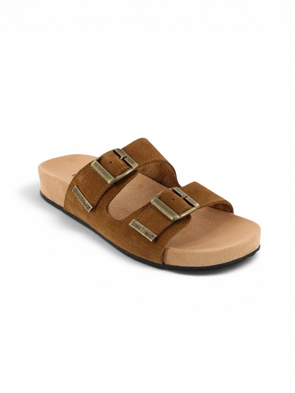 Minnetonka Gypsy Slide Sandal in Dusty Brown Women’s Size 9
